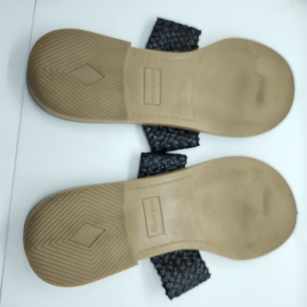 Kelly & Katie Black and Gold Sandals Sz 7‎ - Picture 6 of 6